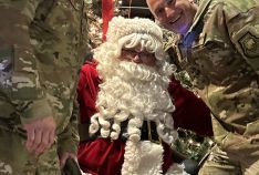 Santa with Base Commander